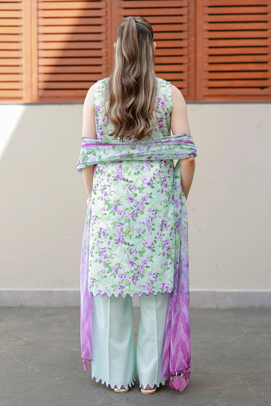 Zellbury Chikankari Embroidered Cotton Unstitched 3Pc Suit WUC26E34053
