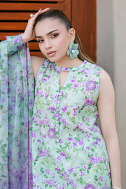 Zellbury Chikankari Embroidered Cotton Unstitched 3Pc Suit WUC26E34053