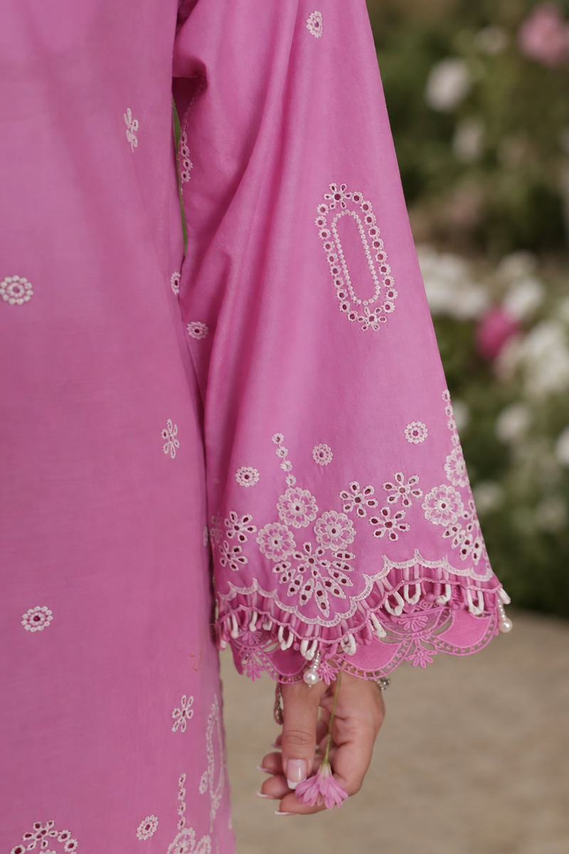 Zellbury Chikankari Embroidered Cotton Unstitched 3Pc Suit WUC26E34055