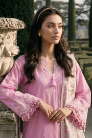 Zellbury Chikankari Embroidered Cotton Unstitched 3Pc Suit WUC26E34055