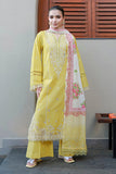 Zellbury Chikankari Embroidered Cotton Unstitched 3Pc Suit WUC26E34056