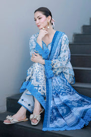 Zellbury Chikankari Embroidered Cotton Unstitched 3Pc Suit WUC26E34057