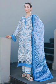 Zellbury Chikankari Embroidered Cotton Unstitched 3Pc Suit WUC26E34057