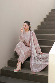 Zellbury Chikankari Embroidered Cotton Unstitched 3Pc Suit WUC26E34058