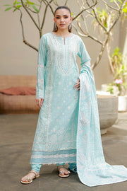 Zellbury Chikankari Embroidered Cotton Unstitched 3Pc Suit WUC26E34060