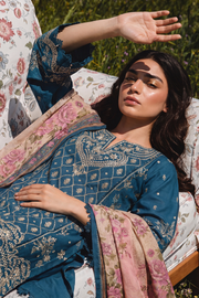 Zellbury Chikankari Embroidered Cotton Unstitched 3Pc Suit WUC26E34061
