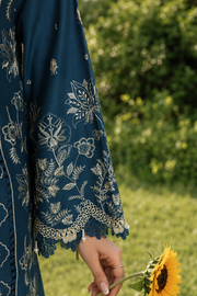 Zellbury Chikankari Embroidered Cotton Unstitched 3Pc Suit WUC26E34061