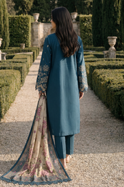 Zellbury Chikankari Embroidered Cotton Unstitched 3Pc Suit WUC26E34061