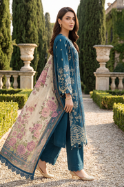 Zellbury Chikankari Embroidered Cotton Unstitched 3Pc Suit WUC26E34061