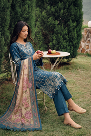 Zellbury Chikankari Embroidered Cotton Unstitched 3Pc Suit WUC26E34061