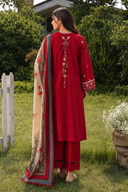 Zellbury Chikankari Embroidered Cotton Unstitched 3Pc Suit WUC26E34062