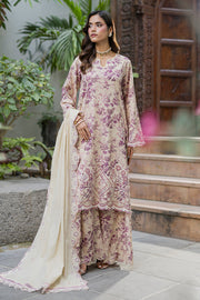 Zellbury Chikankari Embroidered Cotton Unstitched 3Pc Suit WUC26E34064