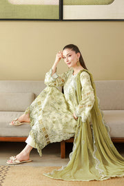 Zellbury Chikankari Embroidered Cotton Unstitched 3Pc Suit WUC26E34065