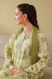 Zellbury Chikankari Embroidered Cotton Unstitched 3Pc Suit WUC26E34065