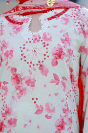 Zellbury Chikankari Embroidered Cotton Unstitched 3Pc Suit WUC26E34068
