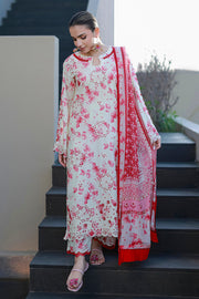 Zellbury Chikankari Embroidered Cotton Unstitched 3Pc Suit WUC26E34068