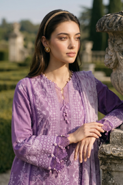 Zellbury Chikankari Embroidered Cotton Unstitched 3Pc Suit WUC26E34074