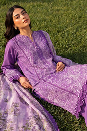Zellbury Chikankari Embroidered Cotton Unstitched 3Pc Suit WUC26E34074