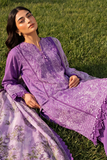 Zellbury Chikankari Embroidered Cotton Unstitched 3Pc Suit WUC26E34074