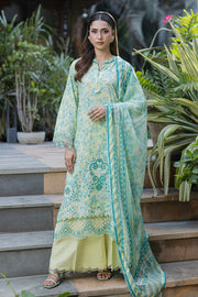 Zellbury Chikankari Embroidered Cotton Unstitched 3Pc Suit WUC26E34075
