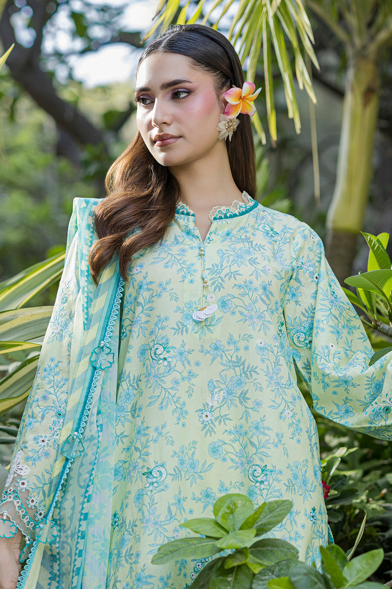 Zellbury Chikankari Embroidered Cotton Unstitched 3Pc Suit WUC26E34075
