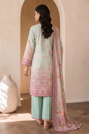 Zellbury Digital Printed Cotton Unstitched 3Pc Suit WUCQ1X30023