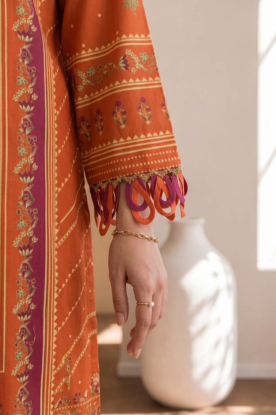 Zellbury Digital Printed Cotton Unstitched 3Pc Suit WUCQ1X30024