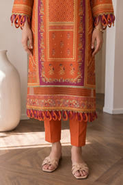 Zellbury Digital Printed Cotton Unstitched 3Pc Suit WUCQ1X30024