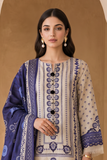 Zellbury Digital Printed Cotton Unstitched 3Pc Suit WUCQ1X30027