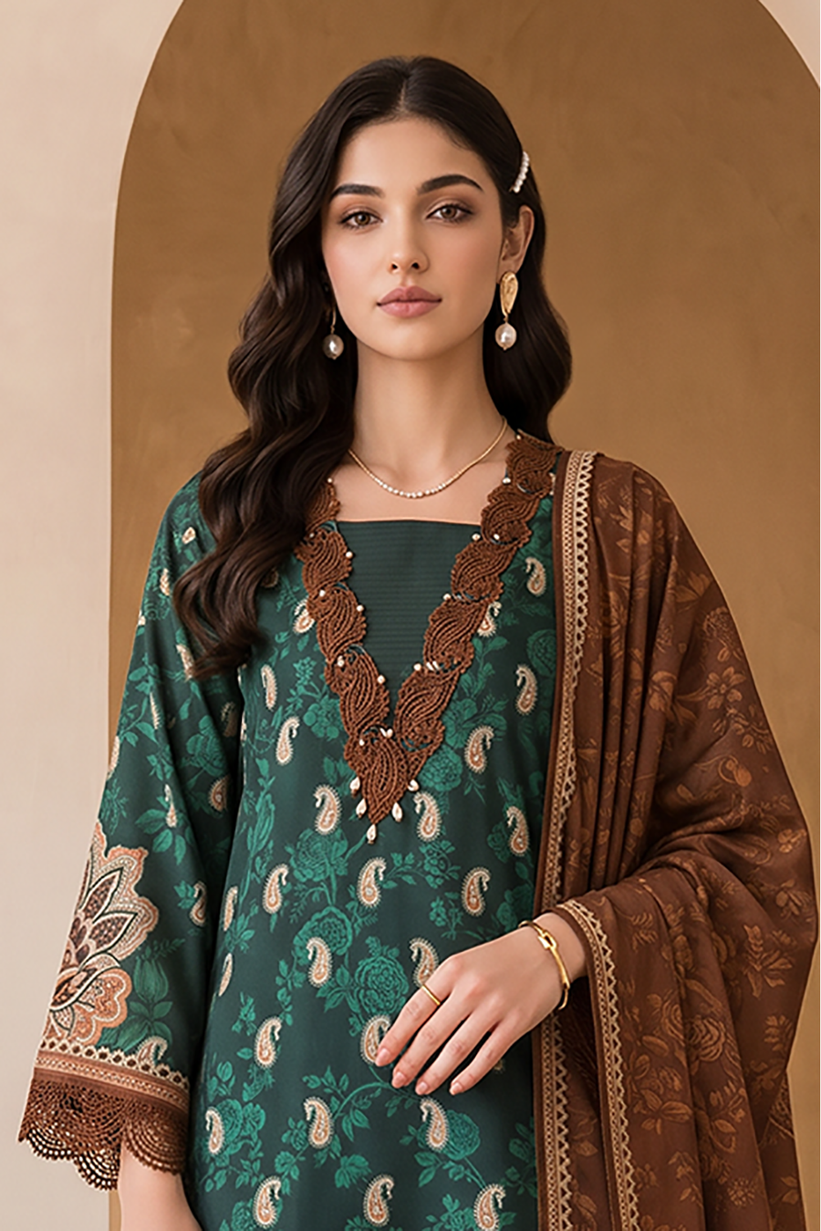 Zellbury Digital Printed Cotton Unstitched 3Pc Suit WUCQ1X30029