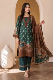 Zellbury Digital Printed Cotton Unstitched 3Pc Suit WUCQ1X30029