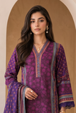 Zellbury Digital Printed Cotton Unstitched 3Pc Suit WUCQ1X30030