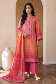 Zellbury Digital Printed Cotton Unstitched 3Pc Suit WUCQ1X30031