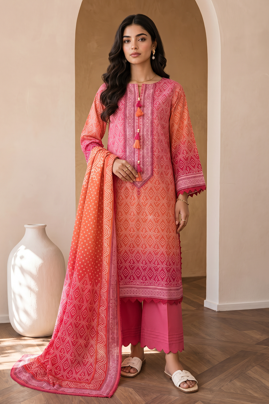 Zellbury Digital Printed Cotton Unstitched 3Pc Suit WUCQ1X30031