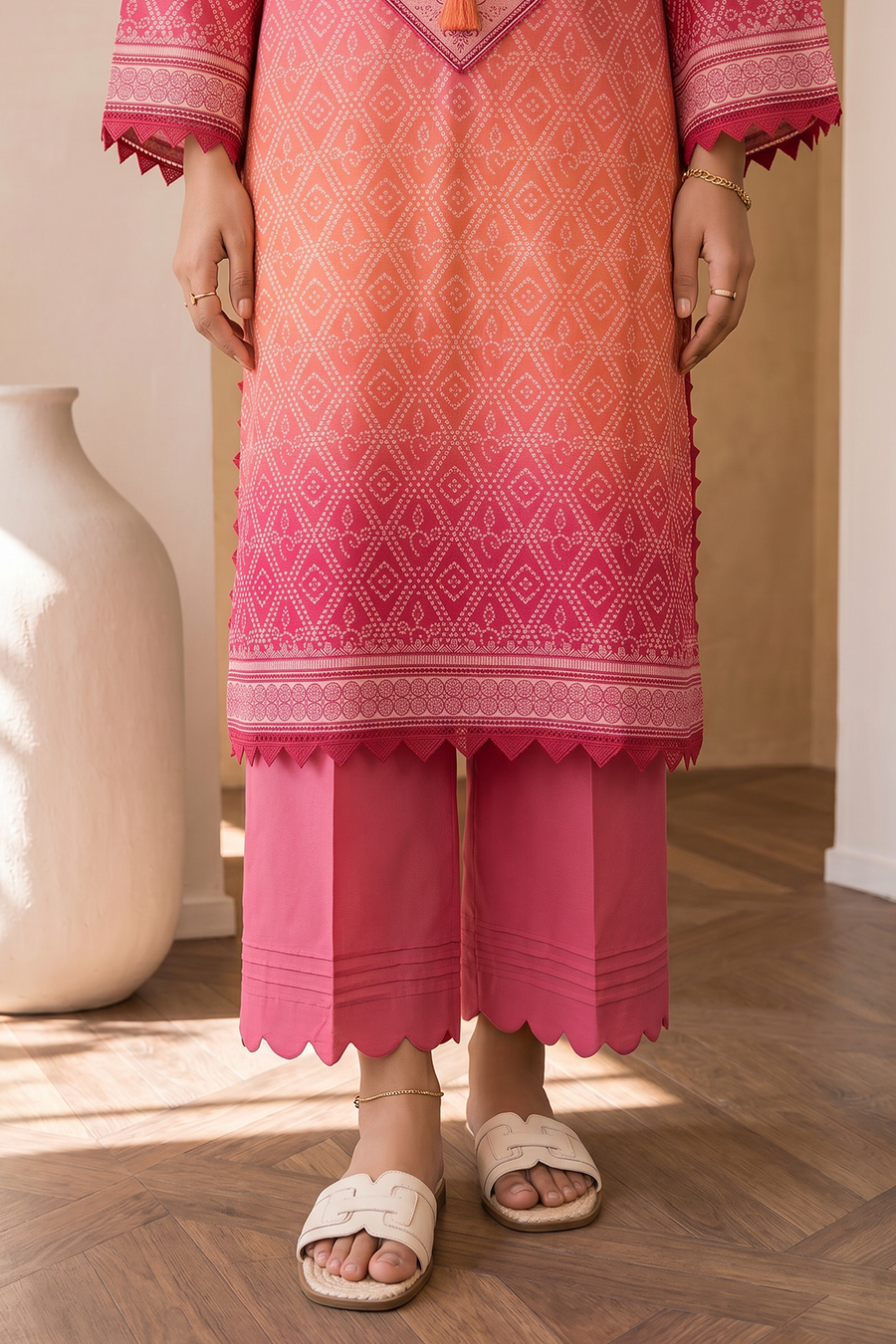Zellbury Digital Printed Cotton Unstitched 3Pc Suit WUCQ1X30031
