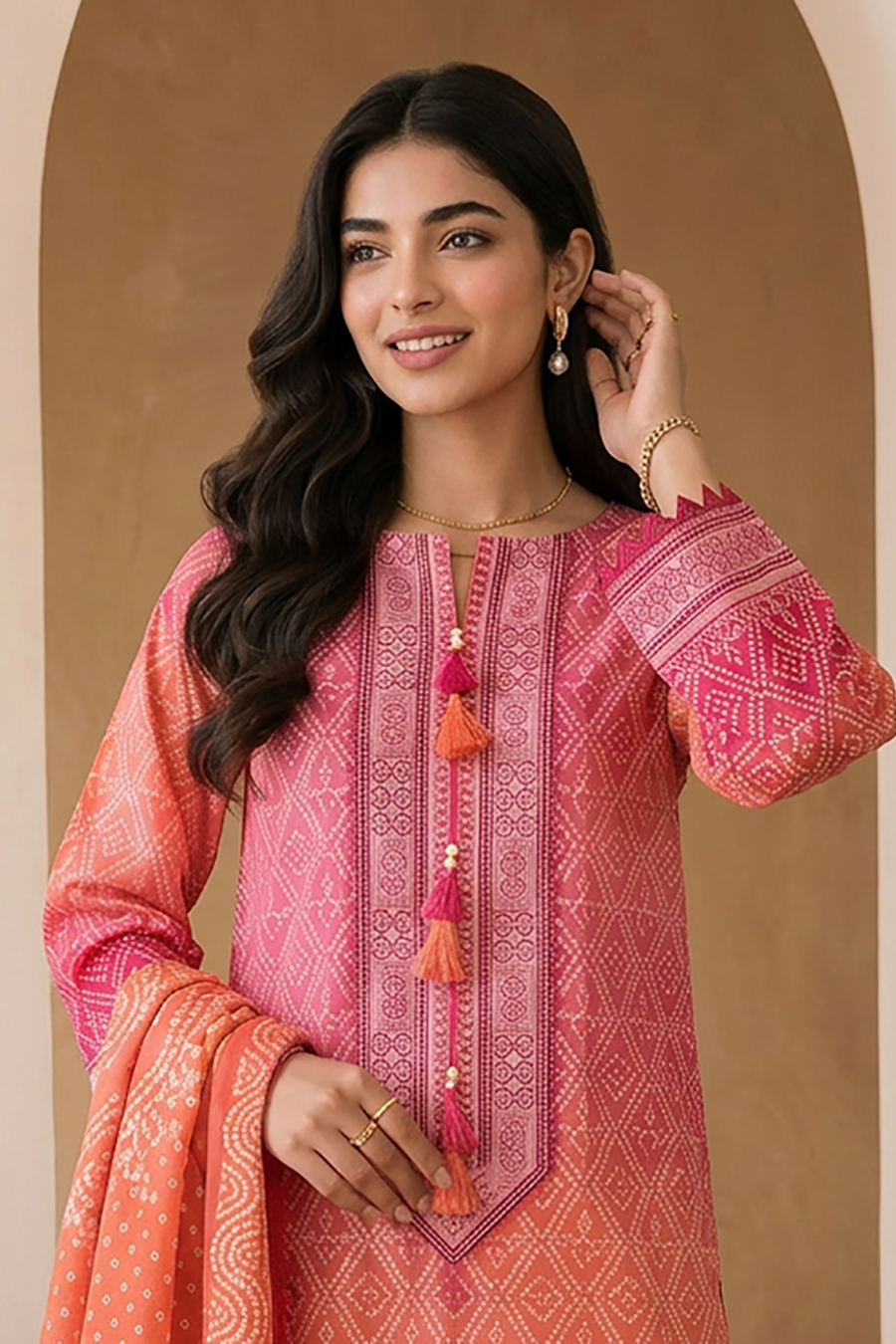 Zellbury Digital Printed Cotton Unstitched 3Pc Suit WUCQ1X30031