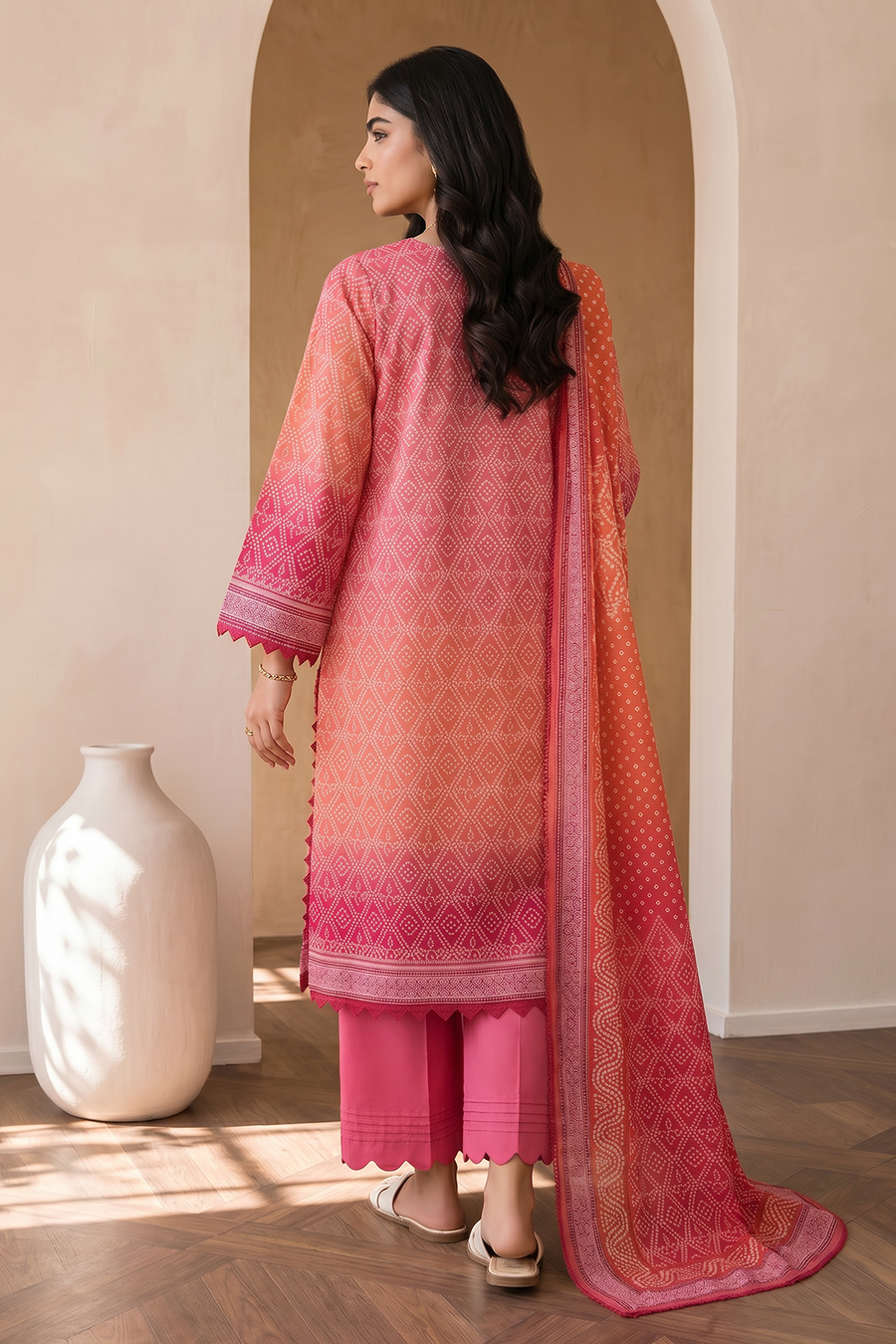 Zellbury Digital Printed Cotton Unstitched 3Pc Suit WUCQ1X30031