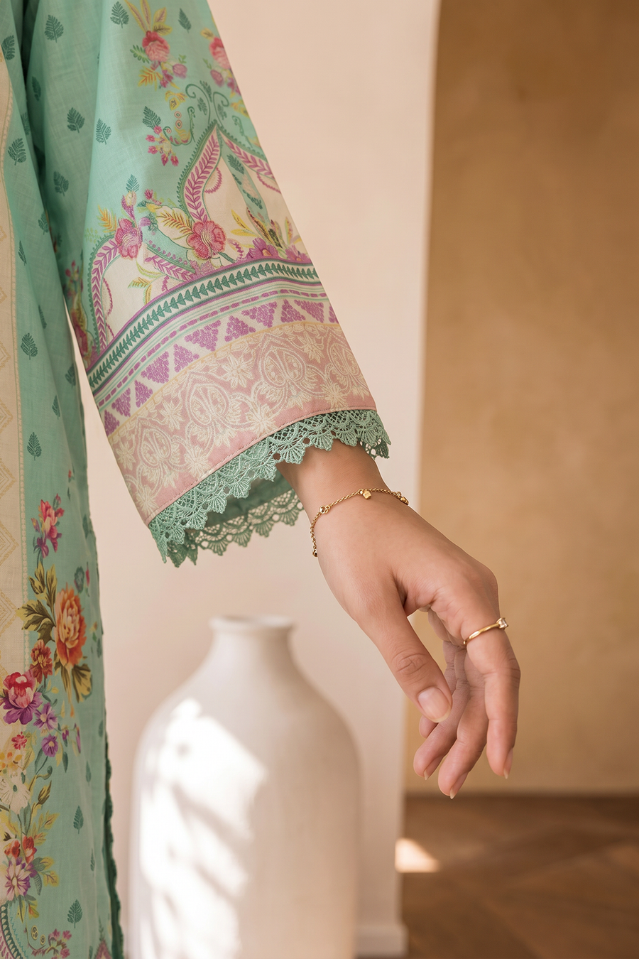 Zellbury Digital Printed Cotton Unstitched 3Pc Suit WUCQ1X30034