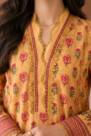 Zellbury Digital Printed Cotton Unstitched 3Pc Suit WUCQ1X30036