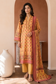Zellbury Digital Printed Cotton Unstitched 3Pc Suit WUCQ1X30036