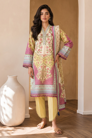 Zellbury Digital Printed Cotton Unstitched 3Pc Suit WUCQ1X30038