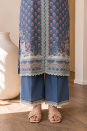 Zellbury Digital Printed Cotton Unstitched 3Pc Suit WUCQ1X30039