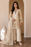 Zellbury Digital Printed Cotton Unstitched 3Pc Suit WUCQ1X30040