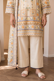 Zellbury Digital Printed Cotton Unstitched 3Pc Suit WUCQ1X30040
