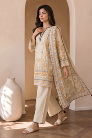 Zellbury Digital Printed Cotton Unstitched 3Pc Suit WUCQ1X30040