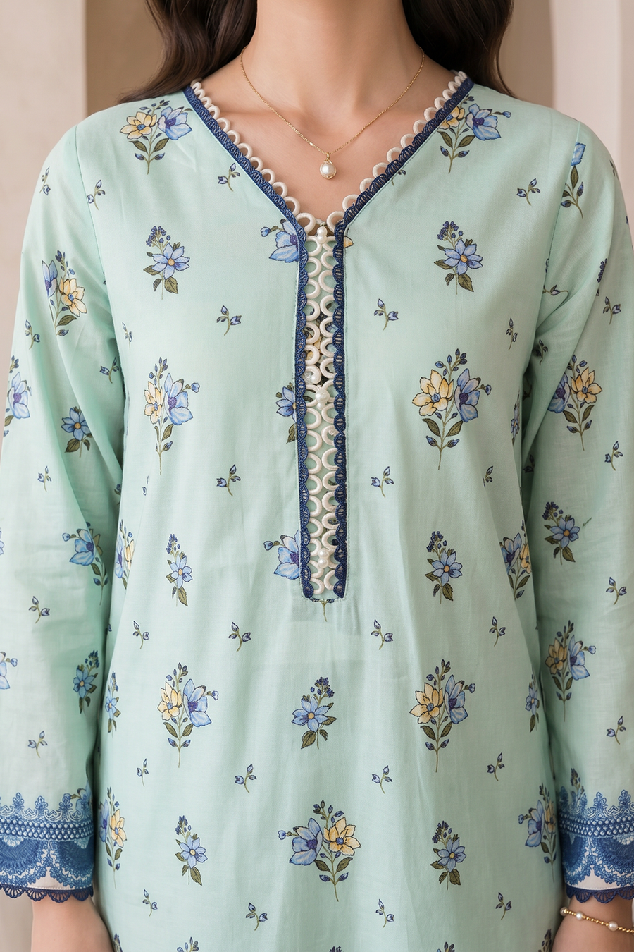 Zellbury Digital Printed Cotton Unstitched 3Pc Suit WUCQ1X30041