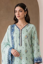 Zellbury Digital Printed Cotton Unstitched 3Pc Suit WUCQ1X30041
