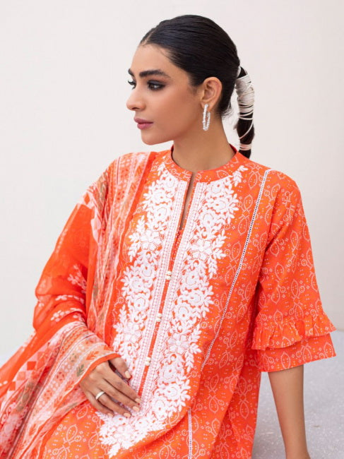 Zellbury Vol-05 Embroidered Lawn Unstitched 2 Piece Suit WUS23E20317