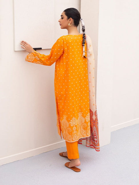 Zellbury Vol-05 Embroidered Lawn Unstitched 2 Piece Suit WUS23E20392