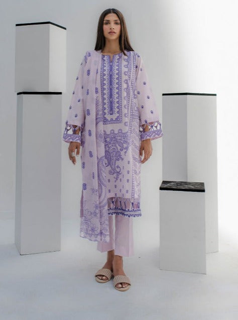 Zellbury Vol-04 Embroidered Lawn Unstitched 3 Piece Suit WUS23E30167